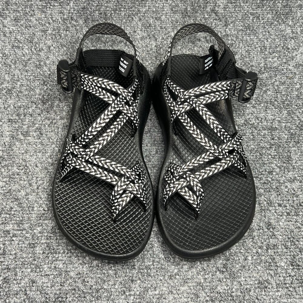 Chaco ZX/2 Classic Sandals Women''s 7 Black White Athletic Outdoor Hiking Water‎ - Picture 3 of 11